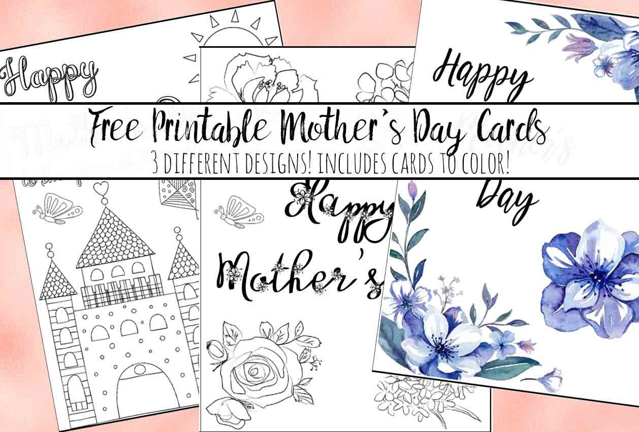 Free Printable Mother&amp;#039;s Day Cards (Some Of Them You Can Color!) - Free Printable Mothers Day Cards To Color