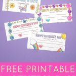 Free Printable Mother's Day Coupons   Happiness Is Homemade   Free Printable Homemade Coupon Book