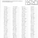 Free Printable Multiplication Worksheets | Scheer's Buccaneers   Free Printable Multiplication Worksheets For 4Th Grade