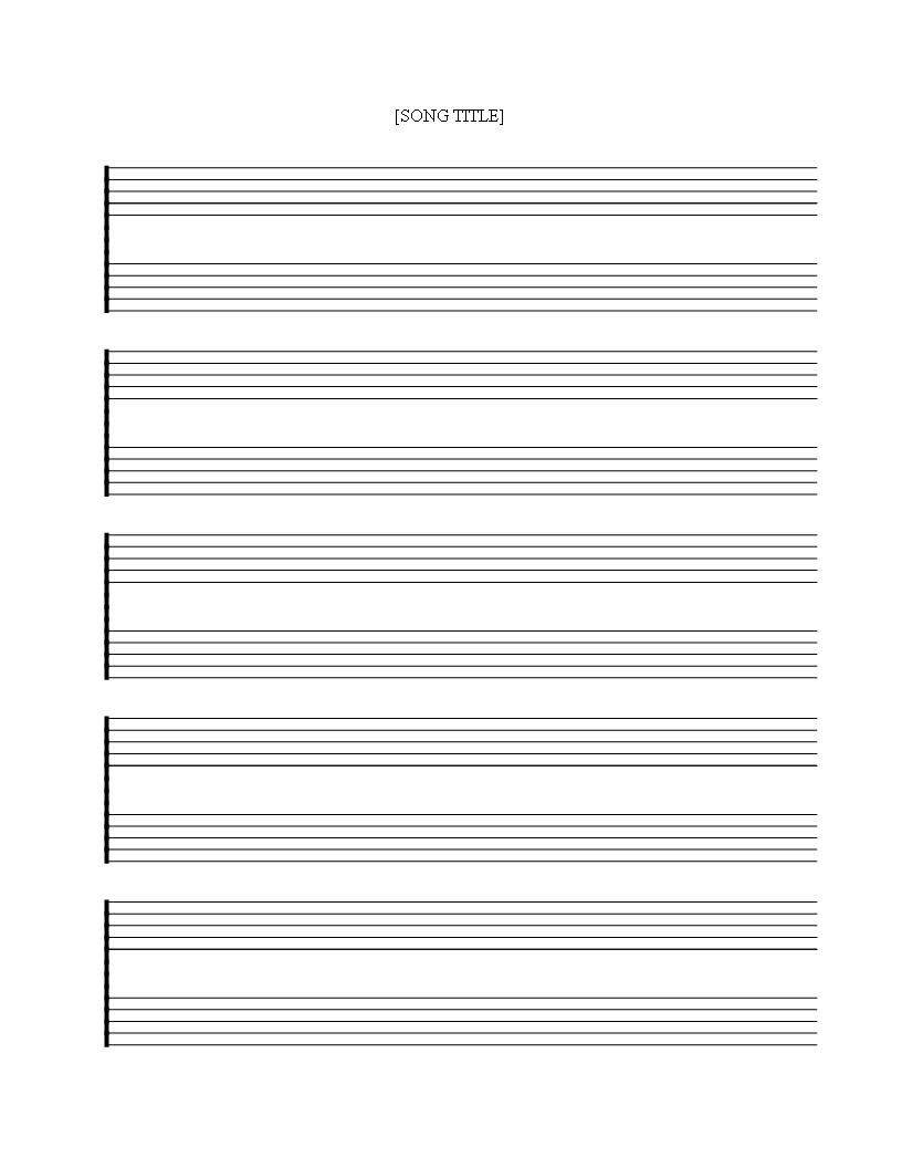 Free Printable Music Staff Sheet 5 Double Lines - Download This Free - Free Printable Staff Paper Blank Sheet Music Net