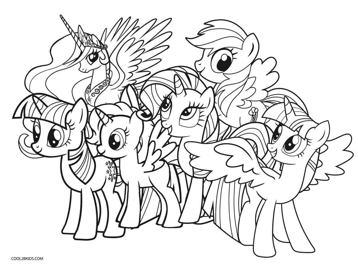 Free Printable My Little Pony Coloring Pages At My Little Pony - Free Printable Coloring Pages Of My Little Pony