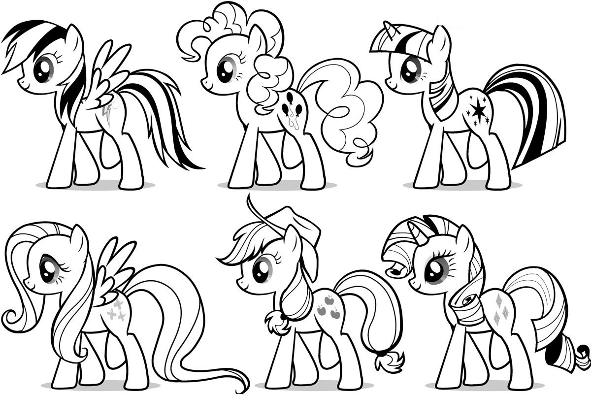 Free Printable My Little Pony Coloring Pages For Kids - Free Printable Coloring Pages Of My Little Pony