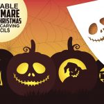 Free Printable Nightmare Before Christmas Pumpkin Carving Stencils   Free Printable Nightmare Before Christmas Pumpkin Stencils