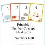 Free Printable Number Concept Flashcards   How To Homeschool For Free   Free Printable Number Cards