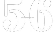 Free Printable Number Stencils For Painting : Freenumberstencils – Free Printable 4 Inch Number Stencils