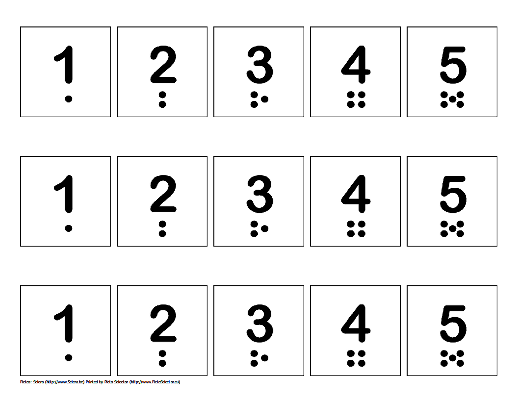 Free Printable Number Strips | Communication Tools | Free Printable - Free Printable Number Cards