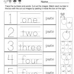 Free Printable Numbers Worksheet For Kindergarten   Free Printable Name Worksheets For Kindergarten