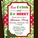 Free Printable Office Christmas Party Invitations | Party Stuff   Free Printable Christmas Party Flyer Templates