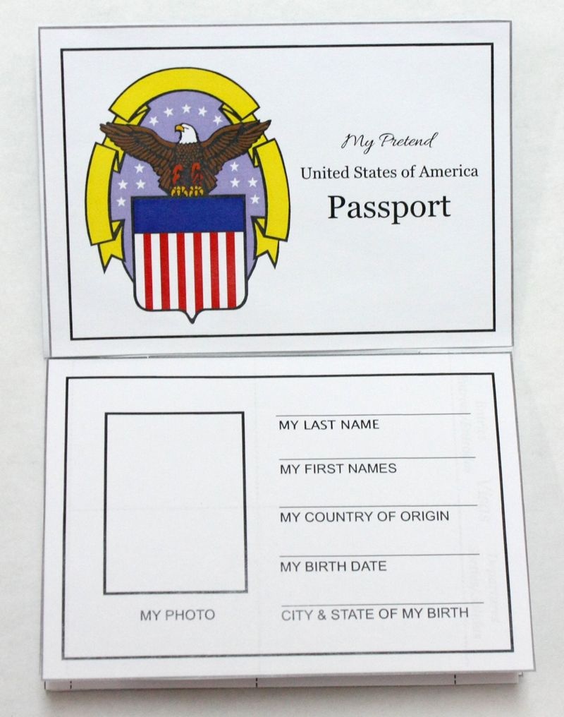 Passport Template Worksheet Free Esl Printable Worksheets Made Free   Free Printable Passports For World Thinking Day Crafts For Work Free Printable Passport Template 