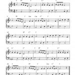 Free Printable Piano Sheet Music | Free Sheet Music Scores: Easy   Free Printable Christmas Sheet Music For Piano