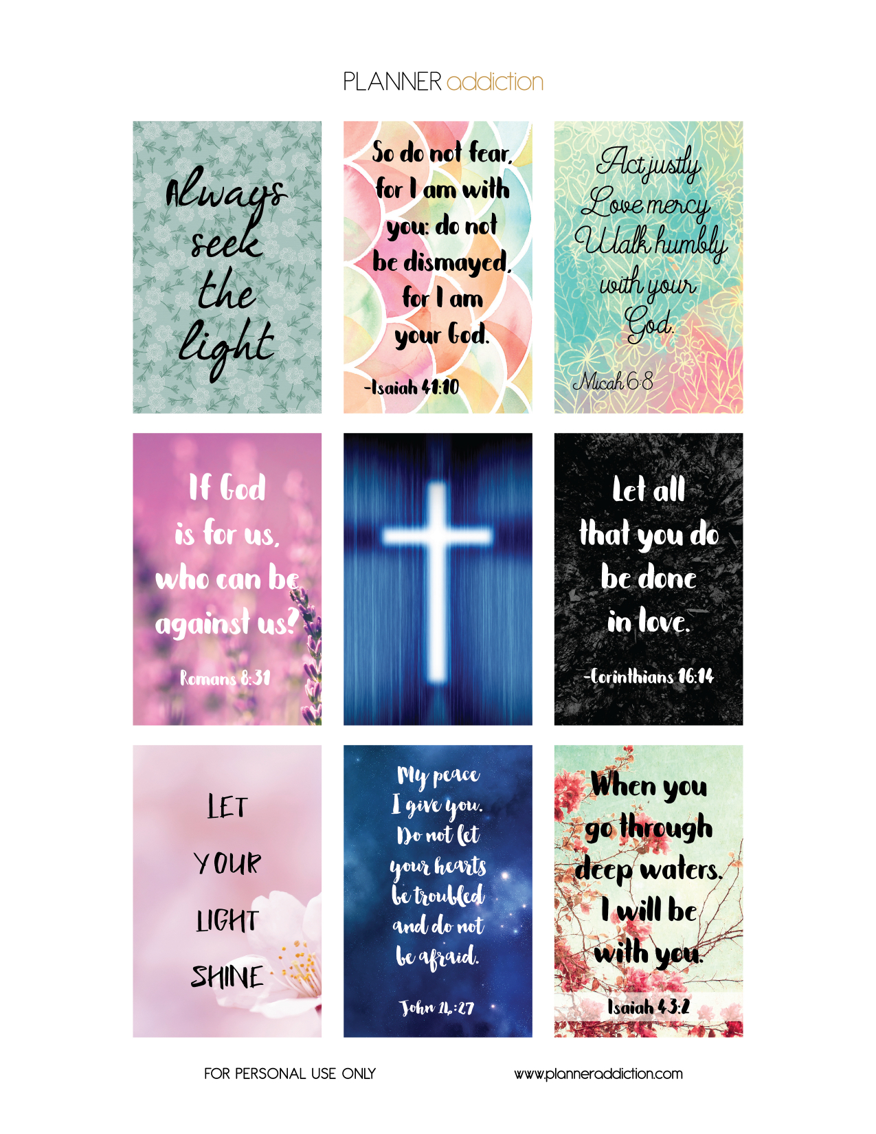 bible verse printable name tags from path through the