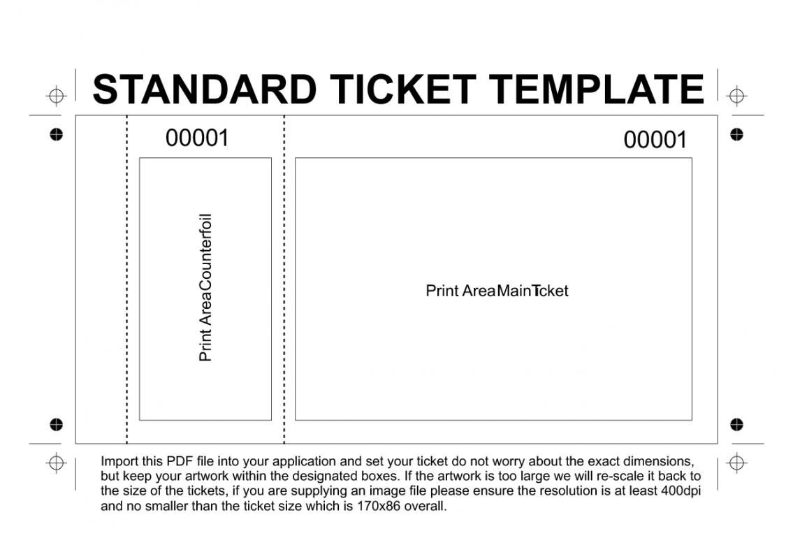 lovely free ticket stub template best of template free printable