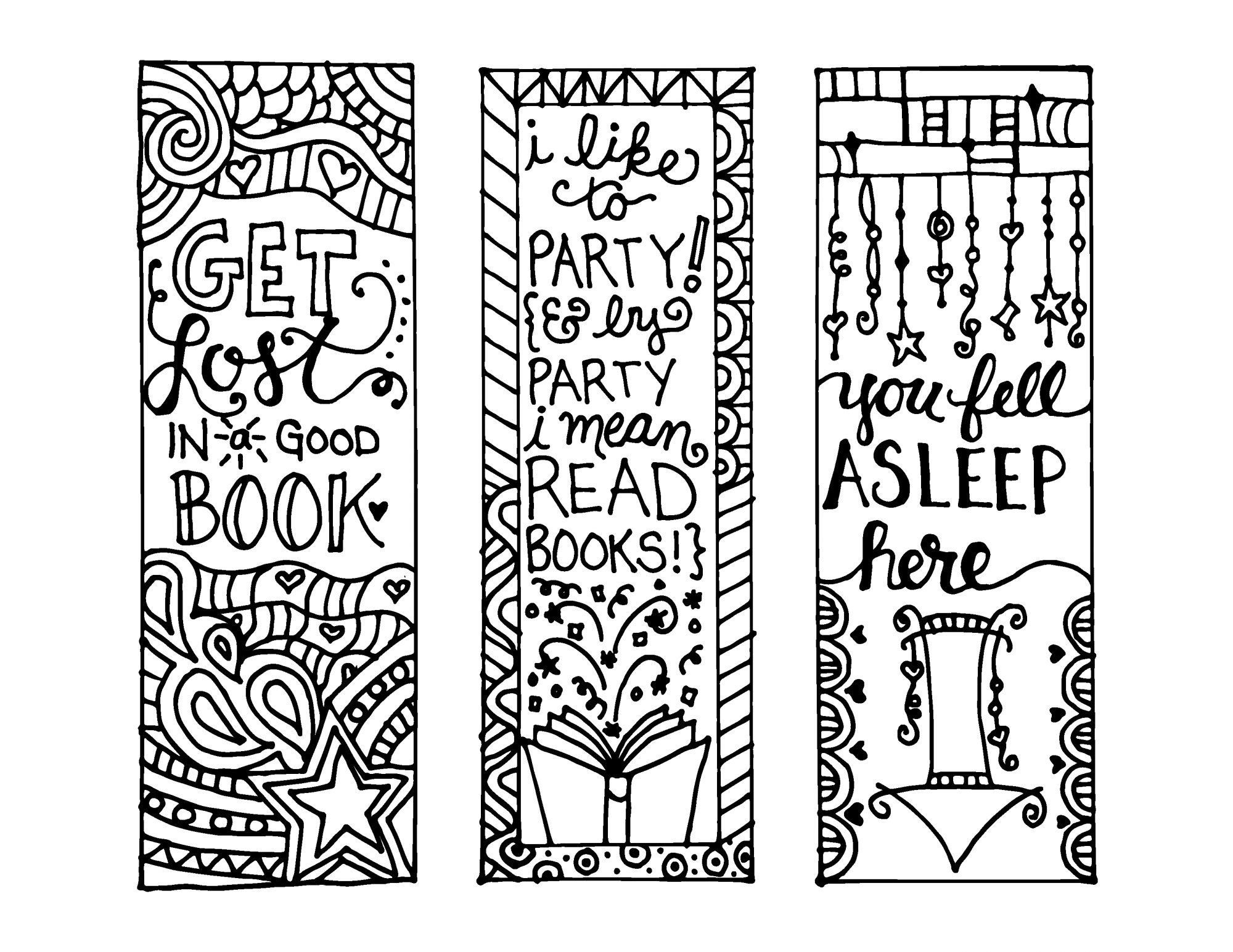 Free Printable Reading Bookmarks Black And White | Activity Shelter - Free Printable Christmas Bookmarks To Color