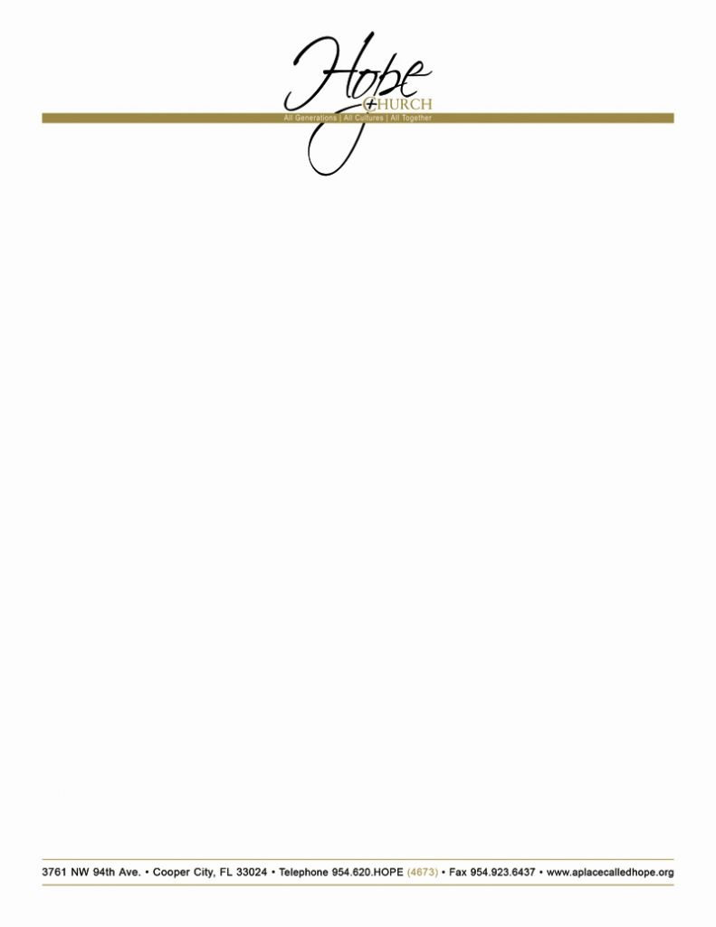 Free Printable Religious Letterhead - Free Printable