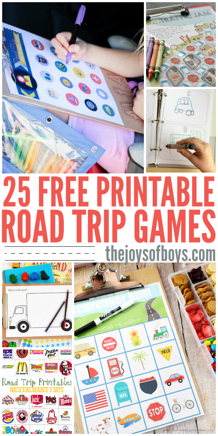 Free Printable Car Ride Games