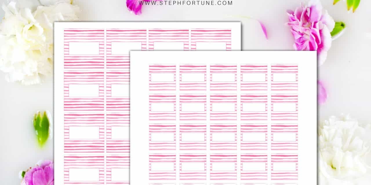 Free Printable Rollerball Labels - - Free Printable Roller Bottle Labels