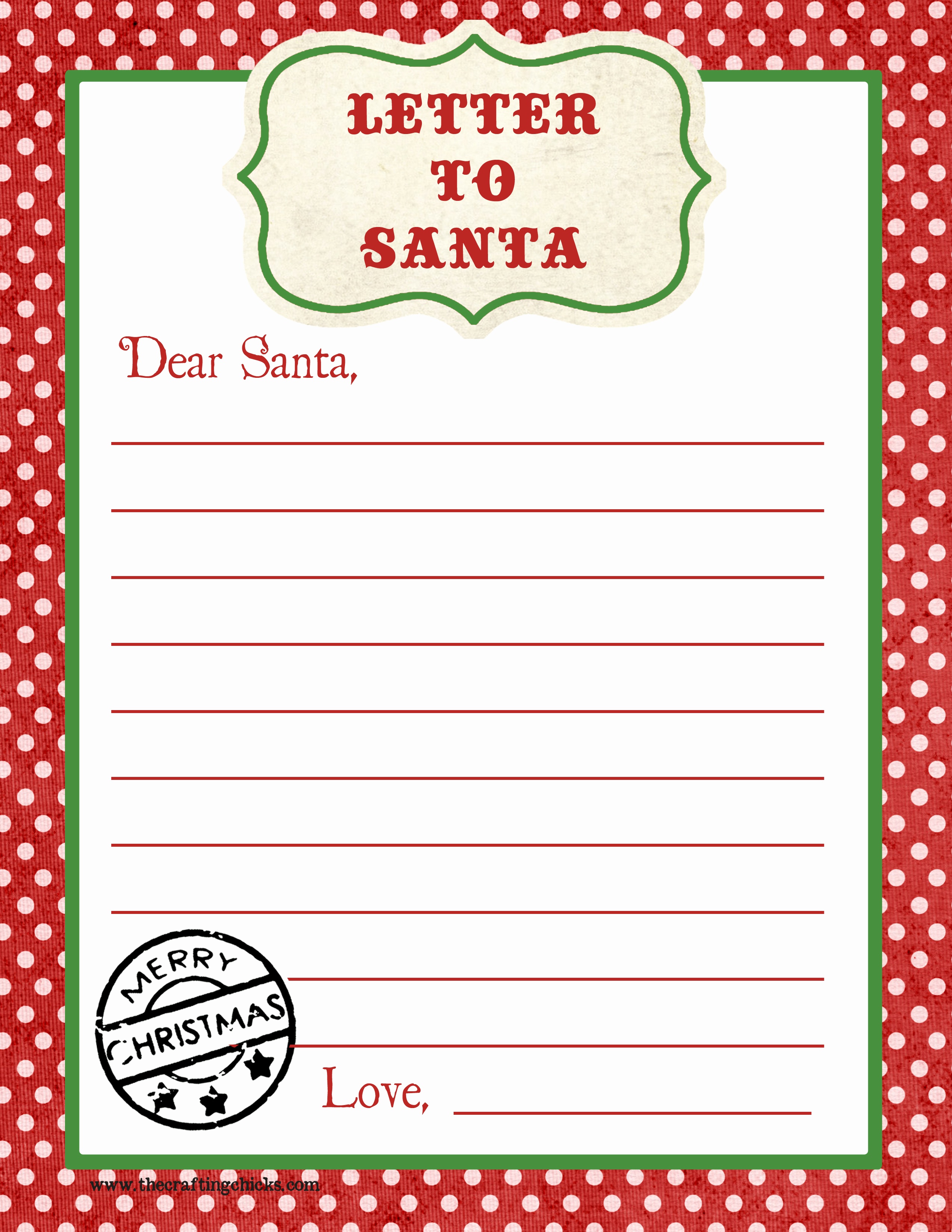 Free Printable Santa Letterhead Paper Letter To Santa Free Printable - Free Printable Santa Letter Paper