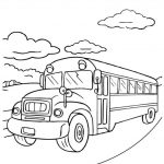 Free Printable School Bus Coloring Pages For Kids   Free Printable School Bus Template