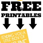 Free Printable   Send A Box Of Sunshine To Brighten Someones Day   Box Of Sunshine Free Printable
