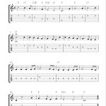 Free Printable Sheet Music: Joy To The World, Free Christmas Guitar   Free Printable Guitar Music