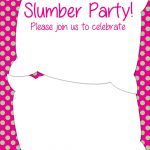 Free Printable Slumber Party Invitation | Party Ideas In 2019   Free Printable Spa Party Invitations Templates