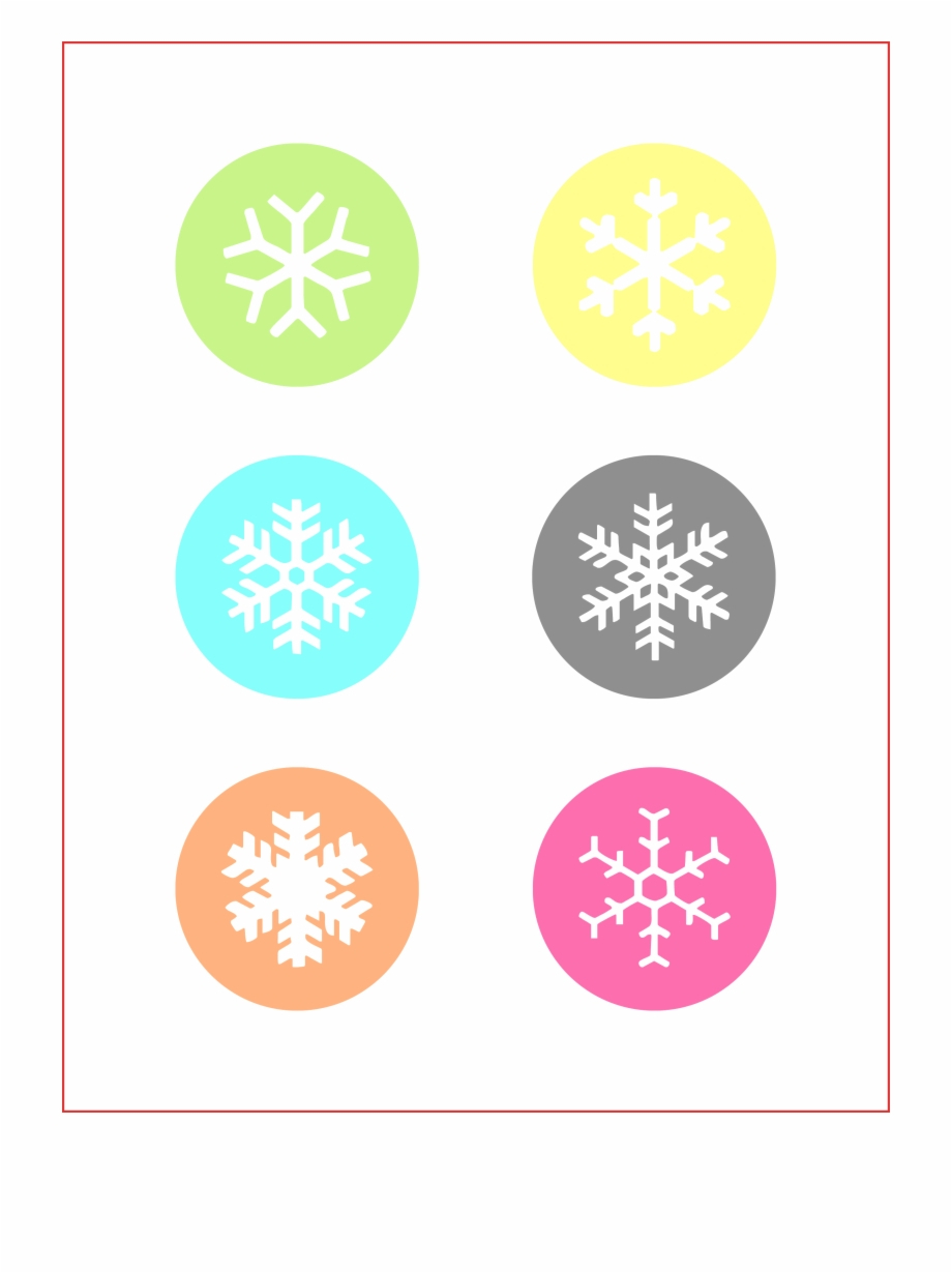 Free Printable Snowflake T Tags - Christmas Day Free Png Images - Free Printable Snowflakes