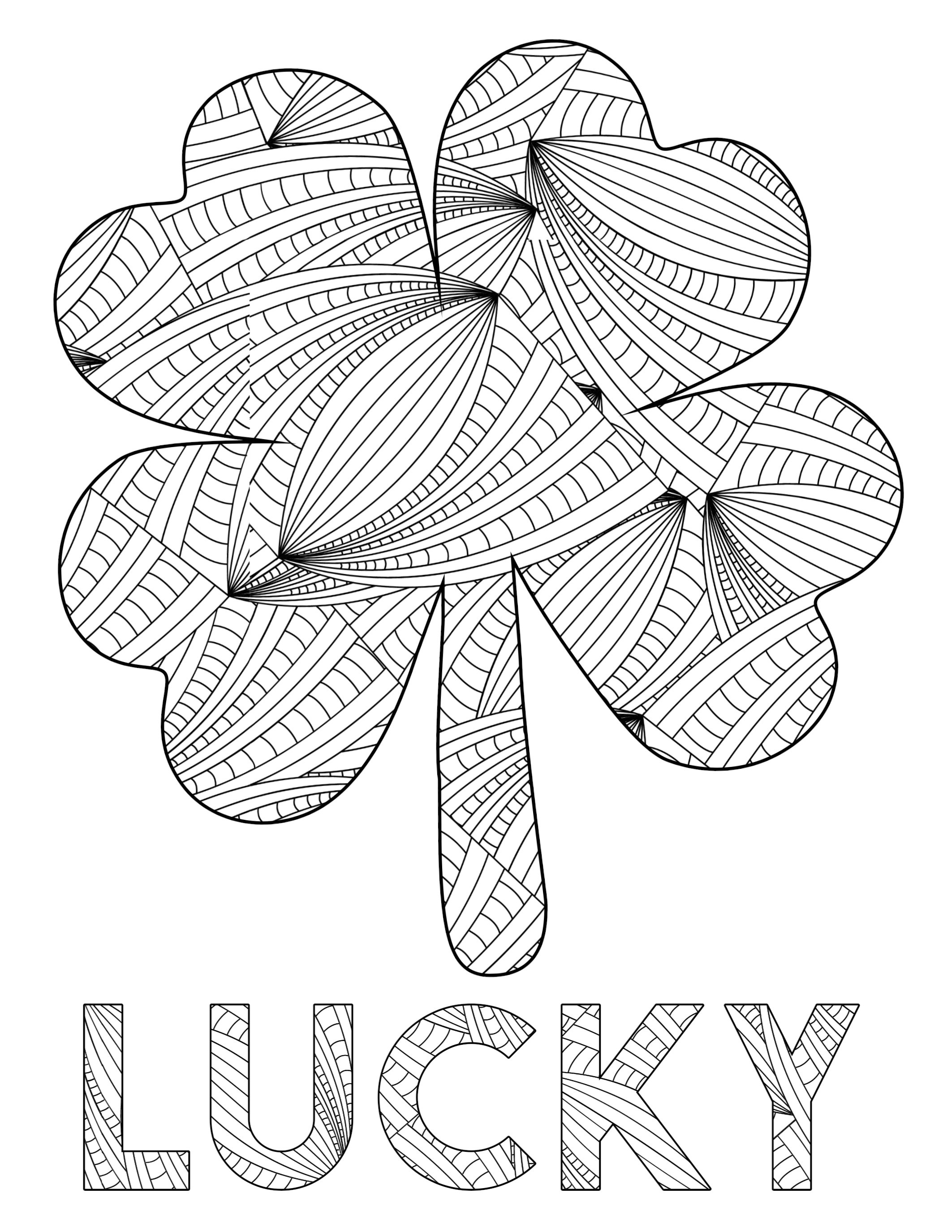 Free Printable St. Patrick&amp;#039;s Day Coloring Sheets - Paper Trail Design - Free Printable St Patrick Day Coloring Pages