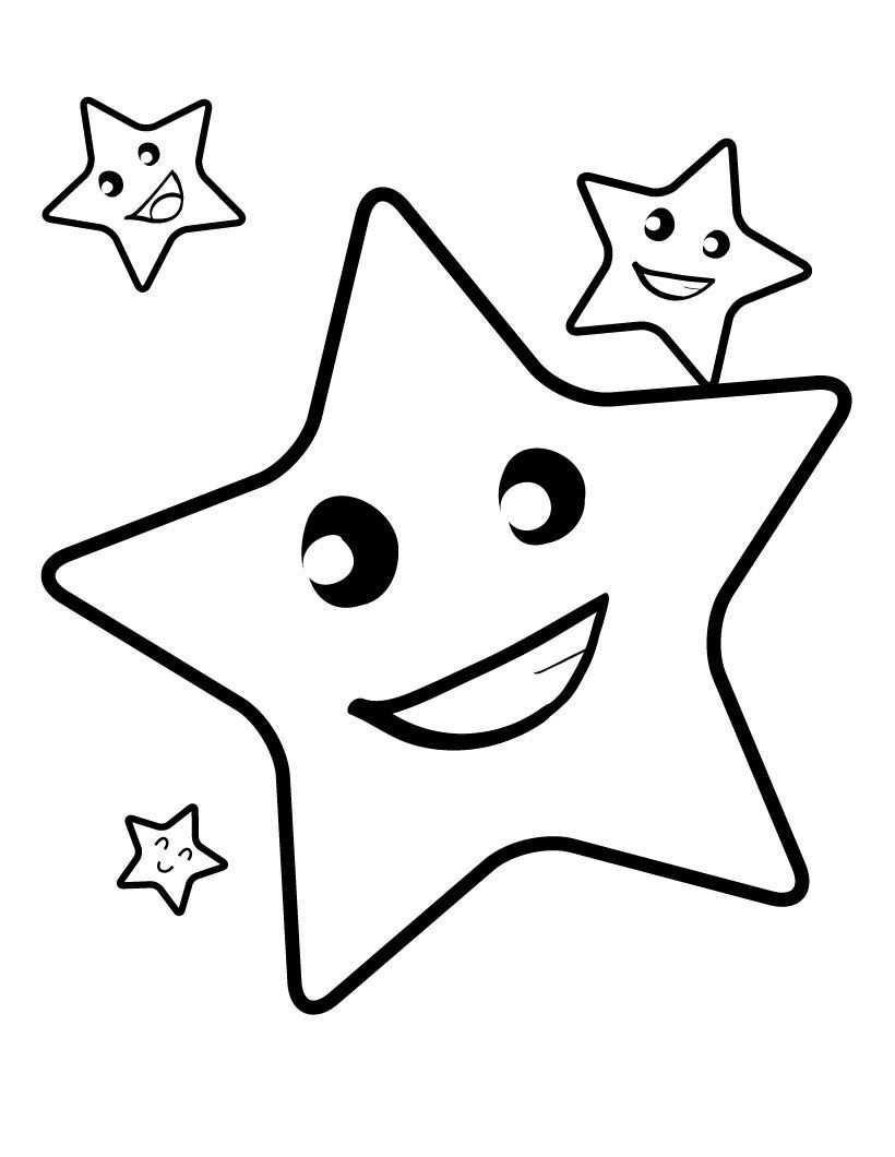 Free Printable Star Coloring Pages For Kids | 4 Kids Coloring Pages - Free Printable Coloring Pages For Toddlers