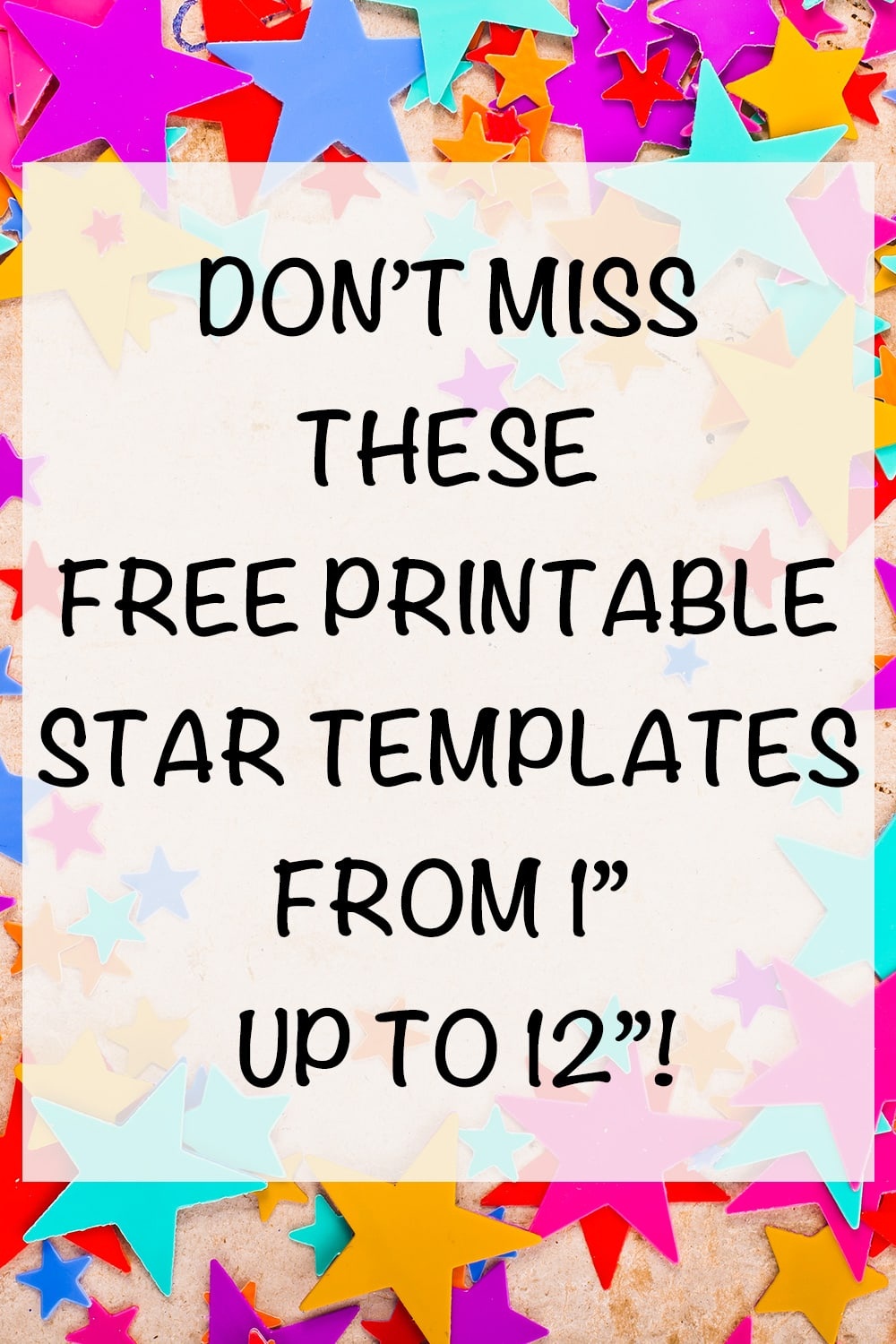 Free Printable Star Templates - The Artisan Life - Free Printable Stars