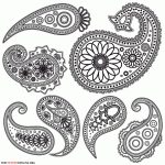 Free Printable Stencil Patterns | Here Are Some Typical Henna   Free Printable Stencil Designs