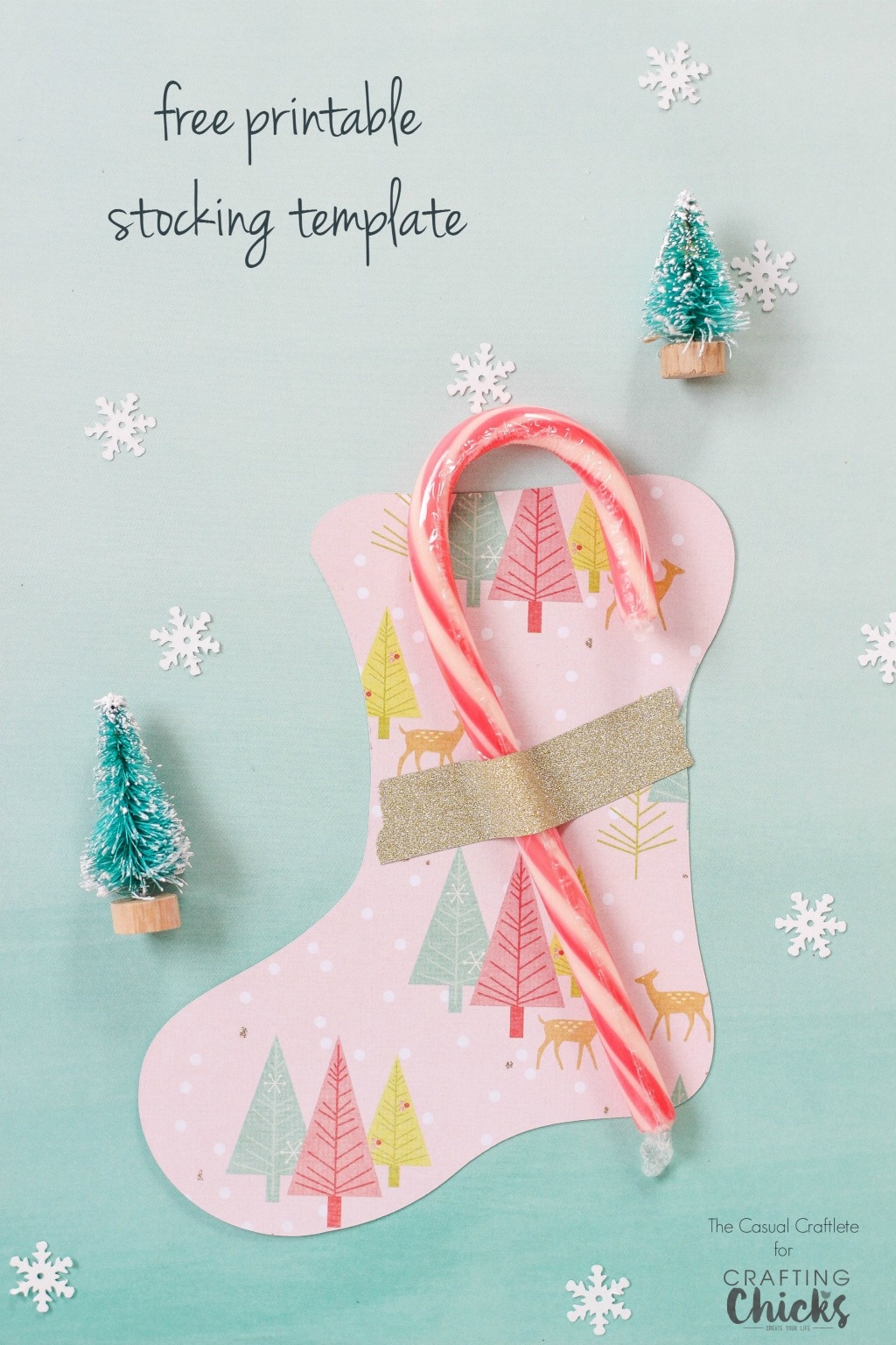 Free Printable Stocking Template - Christmas Stocking Template Printable Free