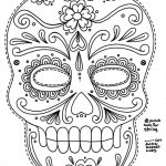 Free Printable Sugar Skull Day Of The Dead Mask #free Free Free   Free Printable Sugar Skull Day Of The Dead Mask