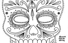 Free Printable Sugar Skull Day Of The Dead Mask #free Free Free – Free Printable Sugar Skull Day Of The Dead Mask