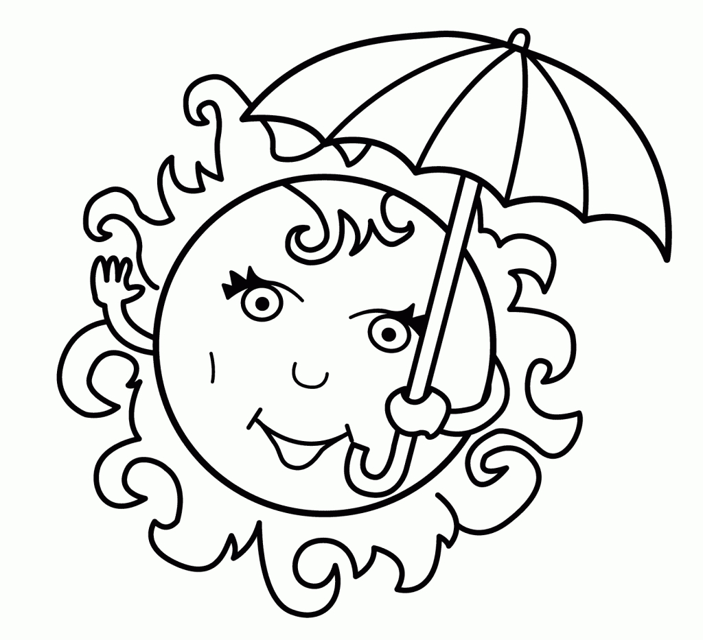 Free Printable Summer Coloring Pages - Coloring Pages For Kids - Free Printable Summer Coloring Pages
