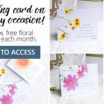 Free Printable Summer Flowers Greeting Cards – Sustain My Craft Habit   Free Printable Special Occasion Cards