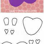 Free Printable Templates Of Heart Shape Animals   Crafty Morning   Free Printable Heart Templates