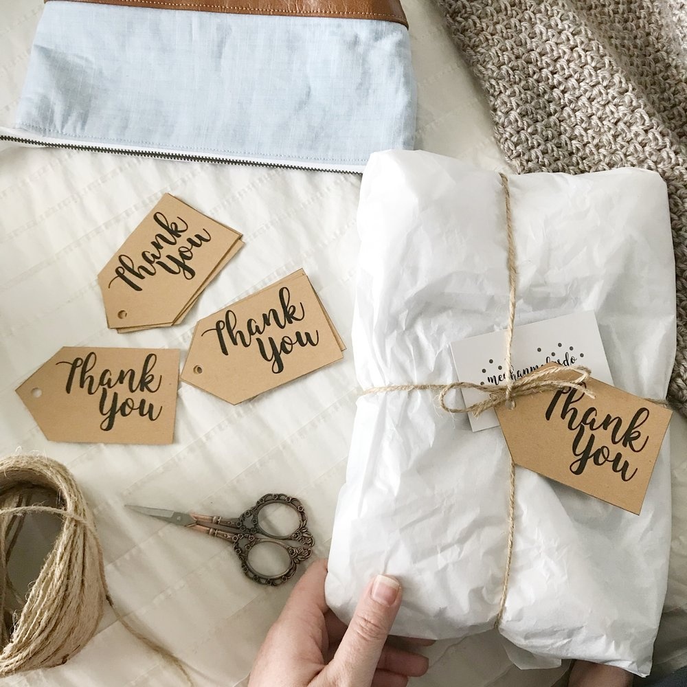 Free Printable Thank You Tags — Meghan Makes Do - Free Printable Thank You Tags