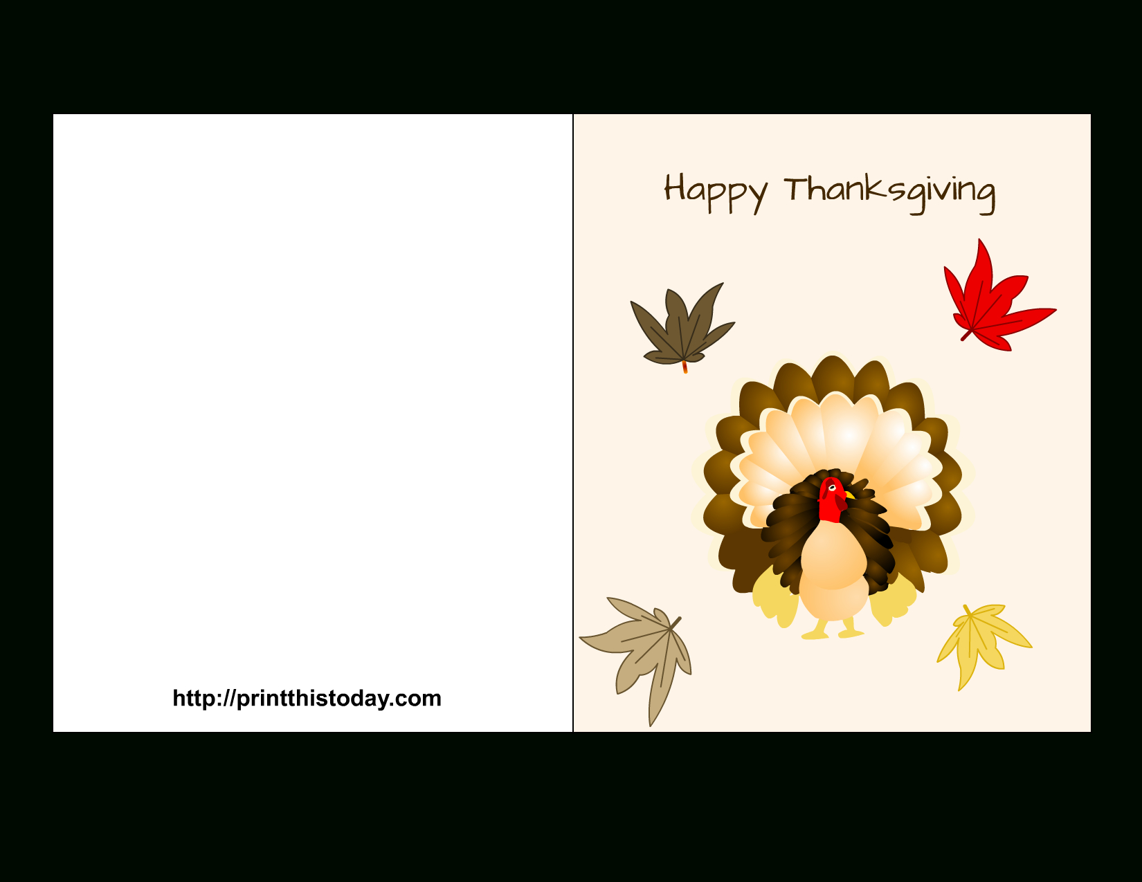  Happy Thanksgiving Cards Free Printable Free Printable