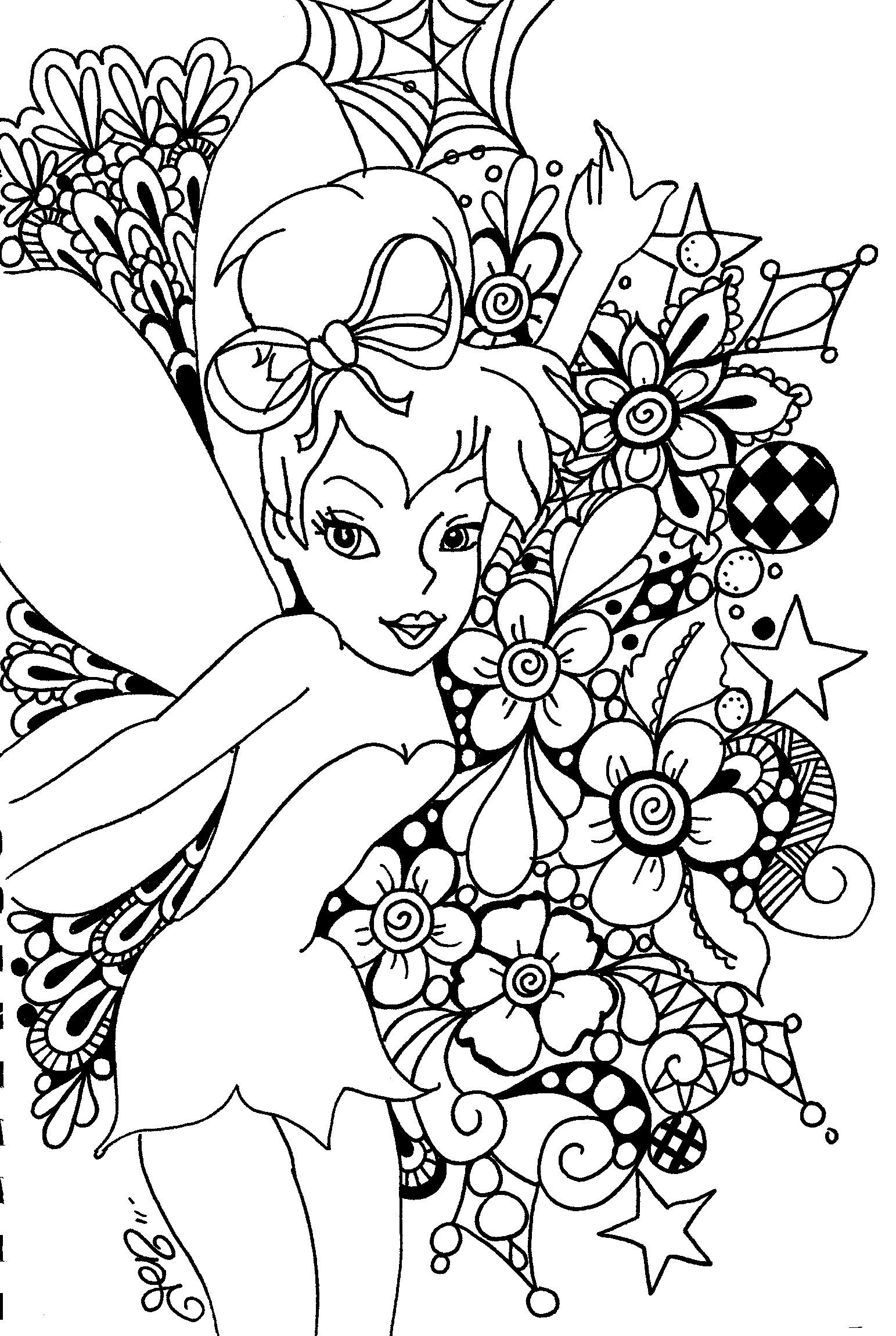 Free Printable Tinkerbell Coloring Pages For Kids | Art!! | Fairy - Tinkerbell Coloring Pages Printable Free