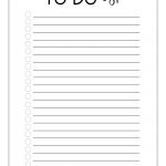 Free Printable To Do Checklist Template   Paper Trail Design   Free Printable Checklist