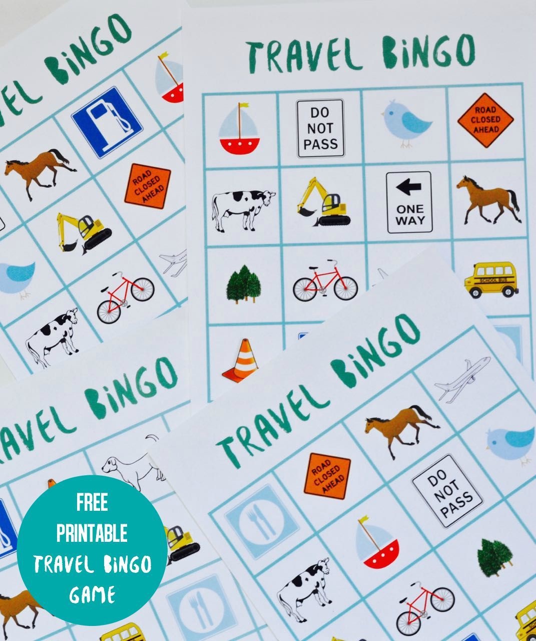 Free Printable Travel Bingo Game | Travel Tips &amp;amp; Ideas | Travel - Free Printable Car Bingo