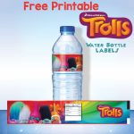 Free Printable Trolls Water Bottle Label | Trolls | Printable Water   Free Printable Water Bottle Labels For Birthday