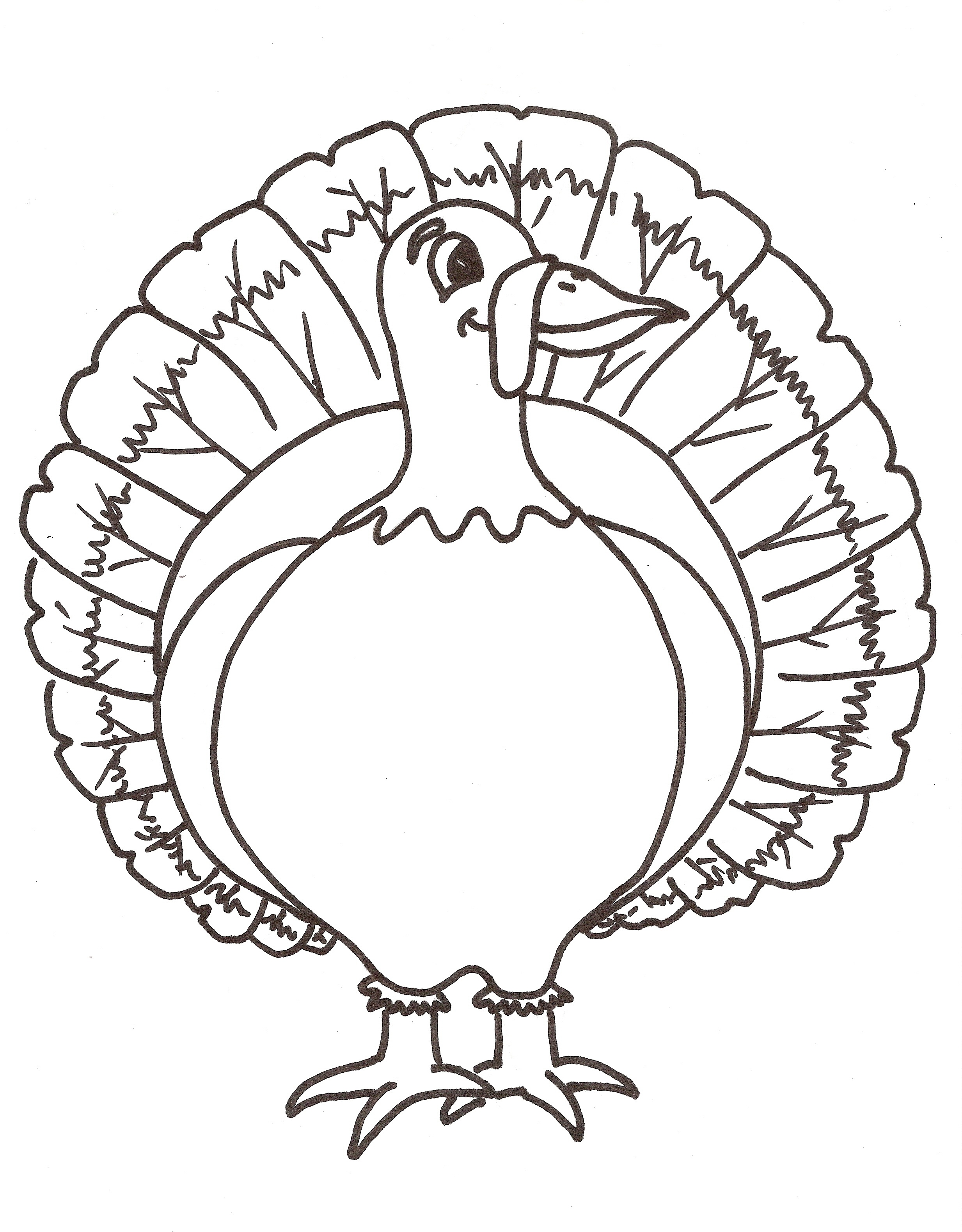 Free Printable Turkey Coloring Pages For Kids - Free Printable Pictures Of Turkeys To Color
