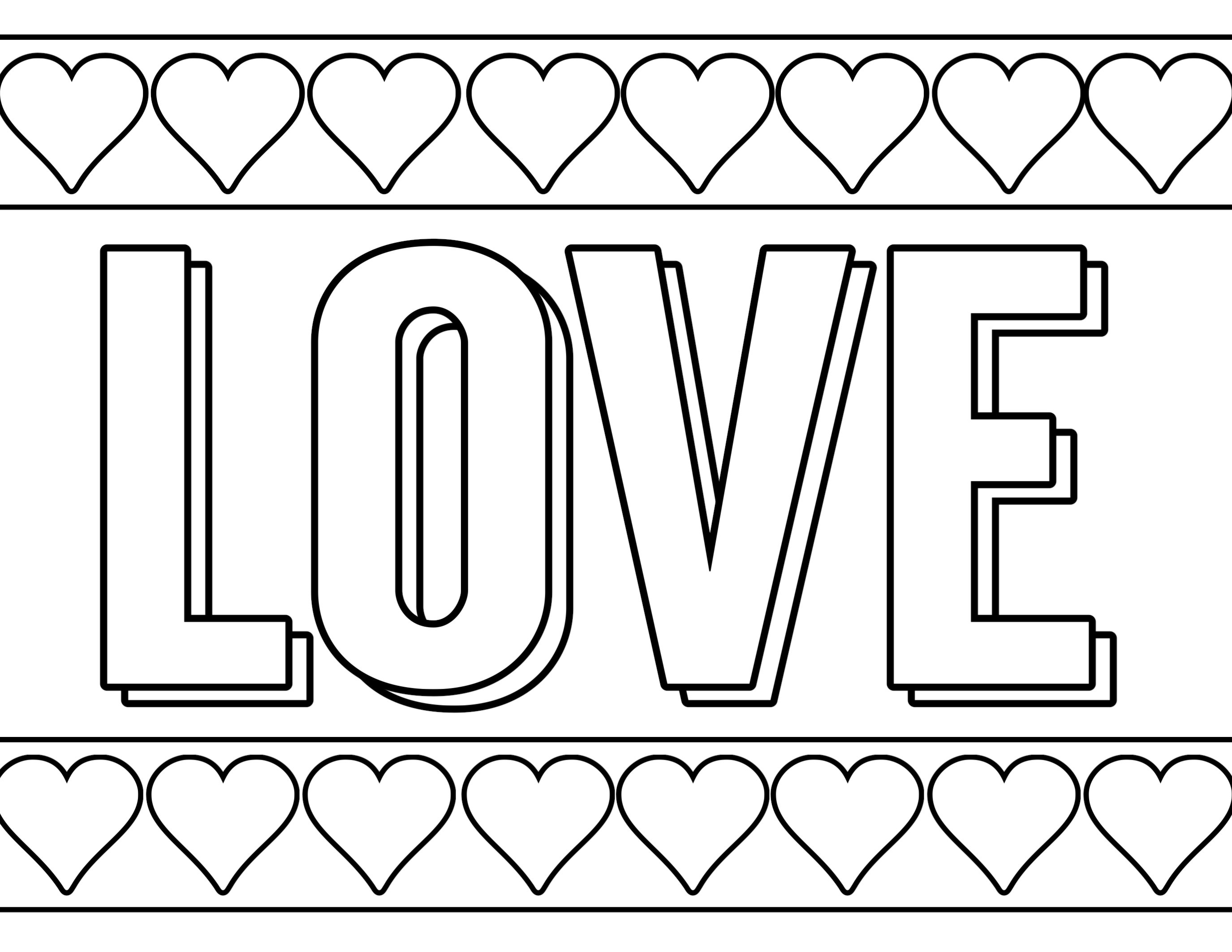 Free Printable Valentine Coloring Pages - Paper Trail Design - Free Printable Valentine Coloring Pages