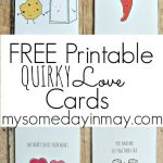 Free Printable Valentine's Day Cards And Gift Tags | Reindeer   Free Valentine Printable Cards For Husband