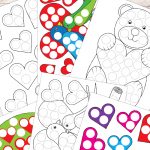 Free Printable Valentines Day Do A Dot Worksheets | Must Do Crafts   Free Printable Crafts For Preschoolers