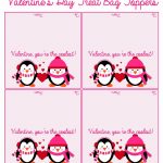 Free Printable Valentine's Day Treat Bag Toppers | Valentine's Day   Free Printable Bag Toppers