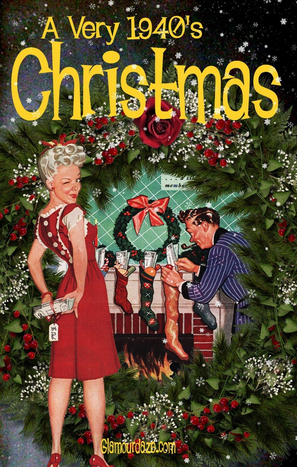 Free Printable Vintage Christmas Card | Christmas Ideas | Vintage - Free Printable Vintage Christmas Images