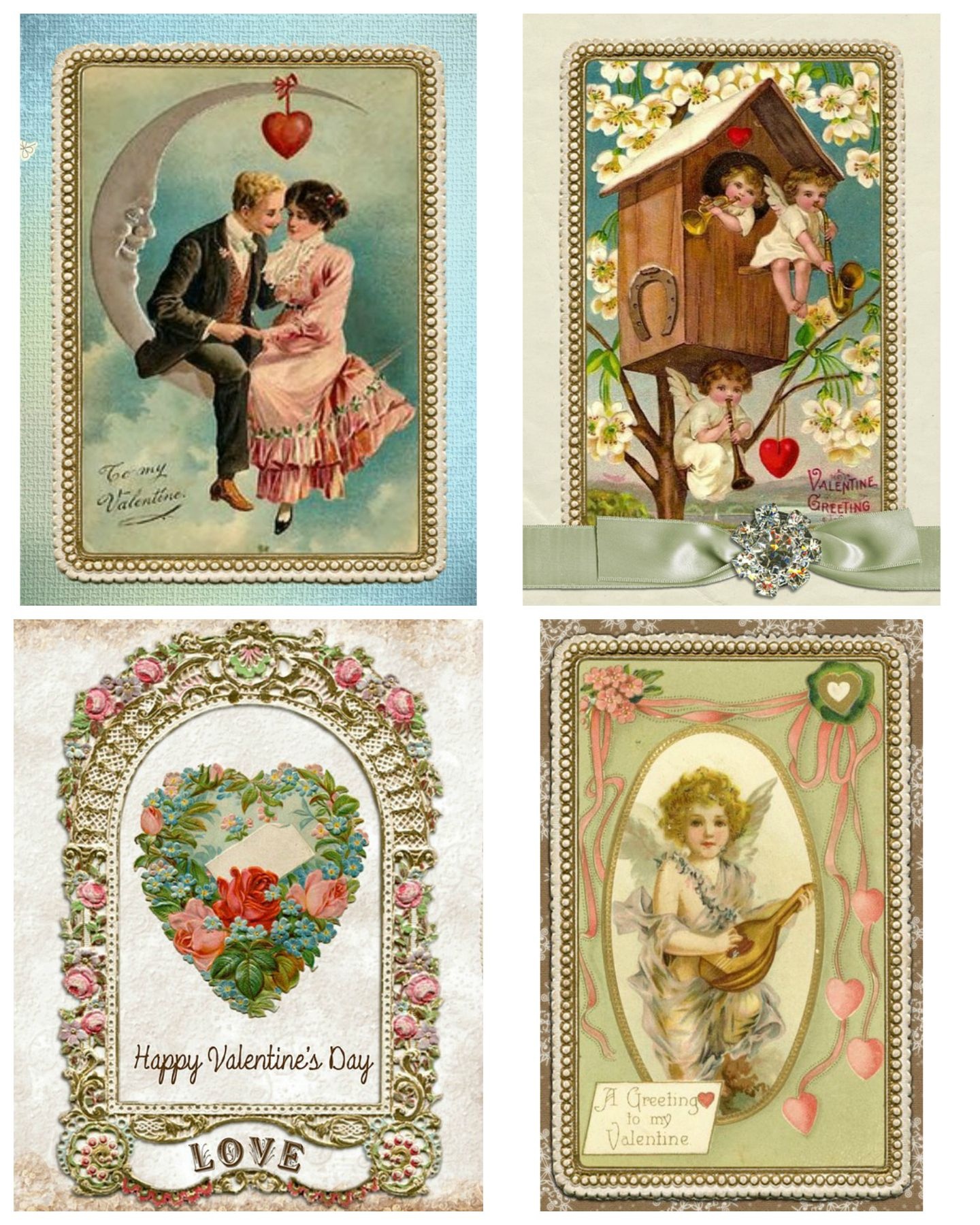 Free Printable Vintage Valentine Pictures Free Printable