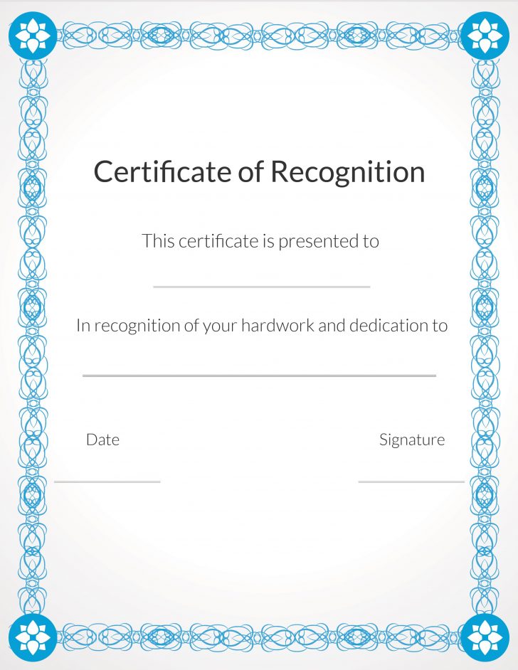 Free Printable Certificates